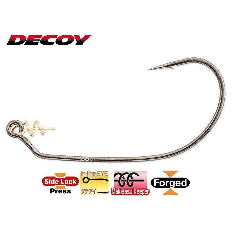 Decoy Makisasu Hook Worm 30 Free Rig Haken Gr. 2 1 1/0 2/0 3/0 4/0 Made in Japan Decoy Makisasu Hook Worm 30 Free Rig Haken Gr. 2 1 1/0 2/0 3/0 4/0 Made in Japan