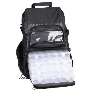 Spro- Backpack 104 - Angel Rucksack schwarz 4 Tackleboxen Street Fishing