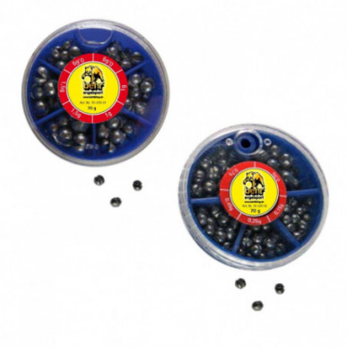 Bleischrot Sortiment grob fein Schrotblei Klemmblei  Blei Gewichte Kugelblei NEU