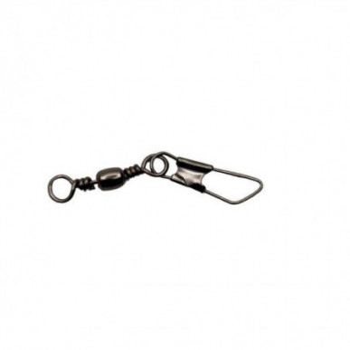 20x Tönnchenwirbel mit Karabiner Angelwirbel Wirbel Karabiner Behr Vorfach