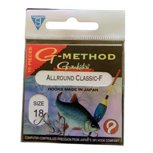 Gamakatsu Method Öhr-Haken, 10 Einzelhaken, Feeder, Haken Gr. 12-18 Feederhaken