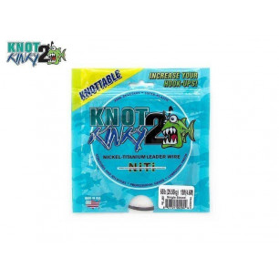 Knot 2 Kinky 4,5m 1x1 Vorfach Nickel Titan 12lb 18lb 25lb Single Profi Material