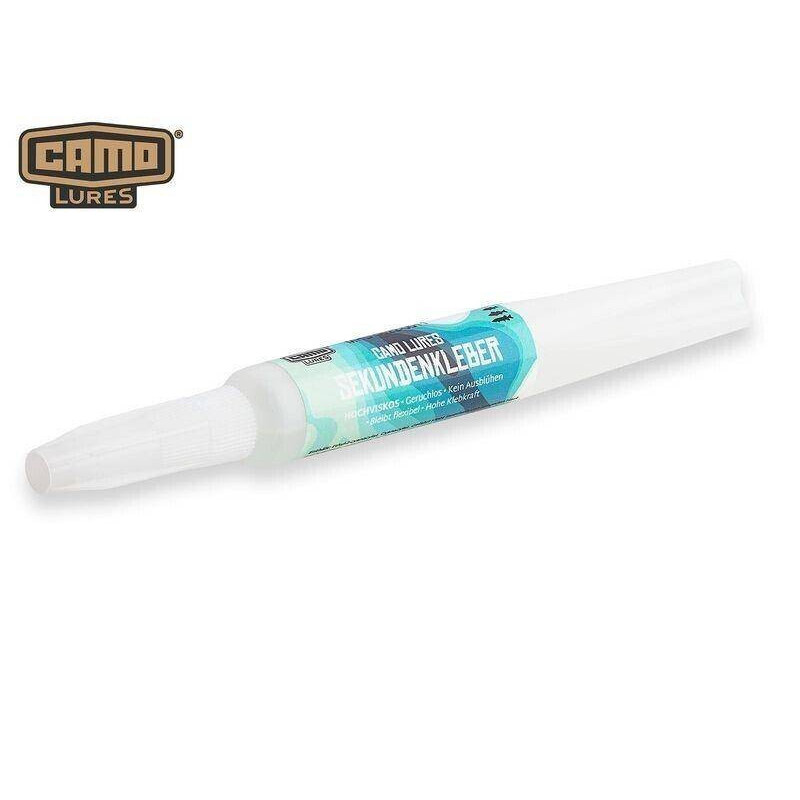 CAMO Lures SEKUNDENKLEBER  Gummifisch Reparatur Lure Köder Kleber Notfall