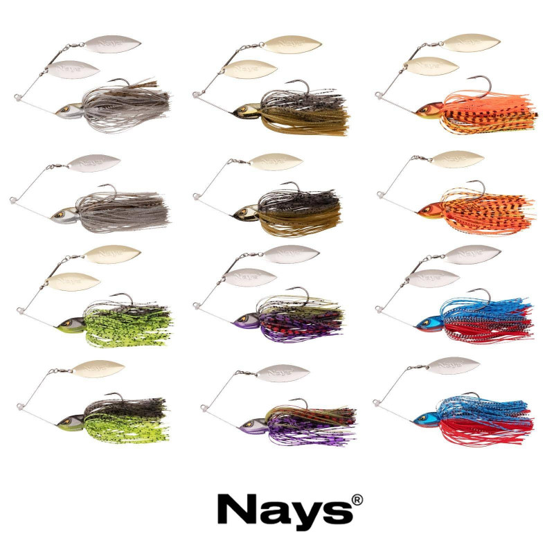 Nays MZ RNNR M und L  Spinnerbait Hechtangeln Hechtköder Kunstköder Skirted Maze