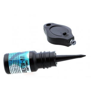 Camo-Lures UV Kleber mit UV Beamer Köderkleber Lurekleber Gummifisch Sekunden