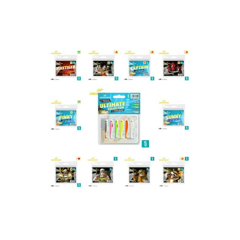 Lieblingsköder 5cm 6 Stück Sunny Sheriff Firetiger Barsch Forelle alle Farben Lieblingsköder 5cm 6 Stück Sunny Sheriff Firetiger Barsch Forelle alle Farben