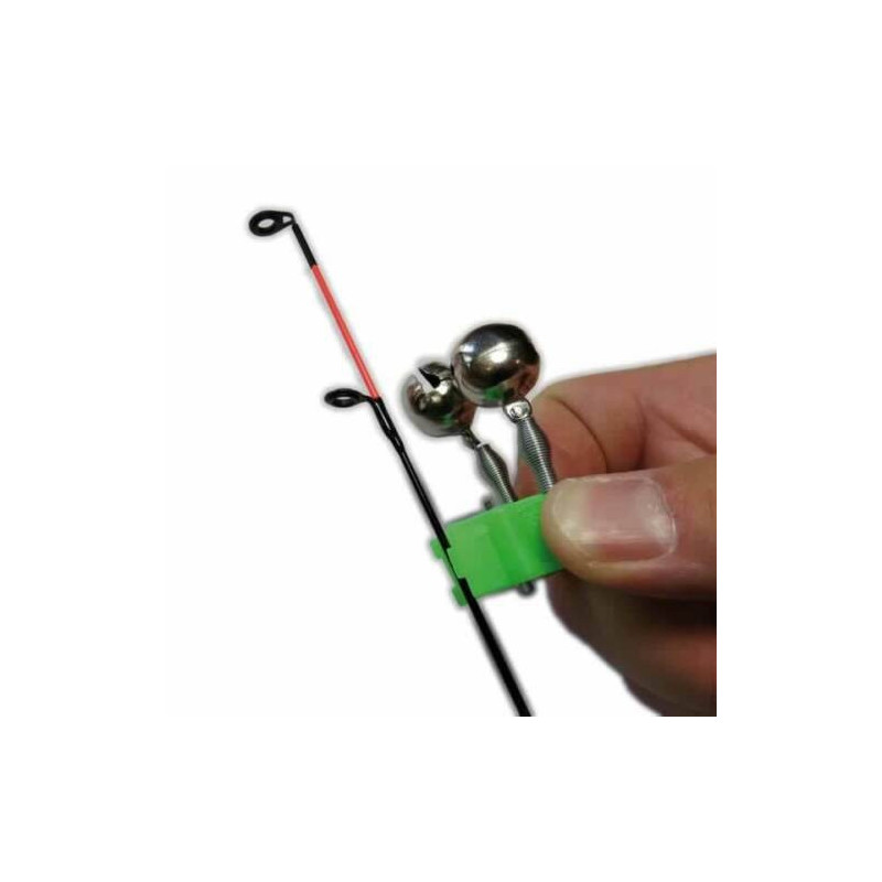 10 Behr Klemm-Glöckchen f. Knicklicht Feedern Glocke Friedfisch Karpfen Angeln