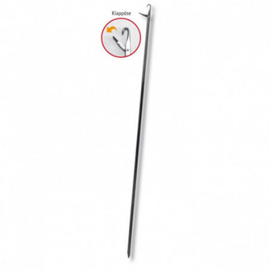 2x Behr Ködernadel mit Klappöse Wurmnadel Boilie Nadel Fisch Köderfisch 125mm