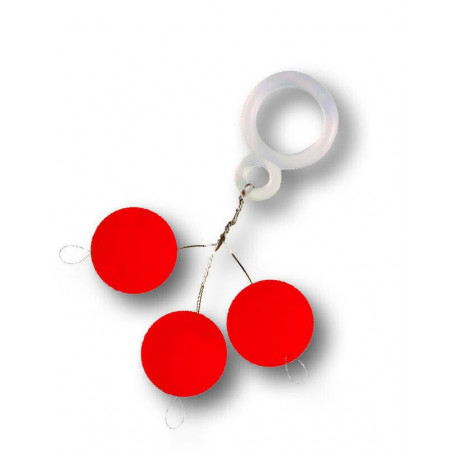 Paladin Fixpilot rund Rot Gelb Pilotkugel Forelle Forellenpose Schwimmer Kugel