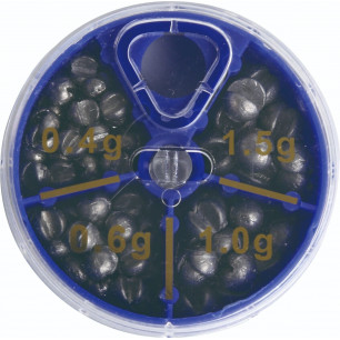 Paladin Blei Schrotblei Anglerblei 0,4g 0,6g 1,0g 1,5g Angelblei Dose Sortiment