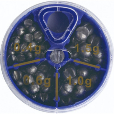 Paladin Blei Schrotblei Anglerblei 0,4g 0,6g 1,0g 1,5g Angelblei Dose Sortiment