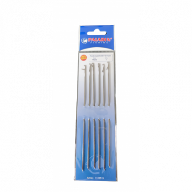 Paladin Ködernadeln SST Deluxe 15 cm 6 Stück Wurmnadel Mit Klappöse Boilienadel