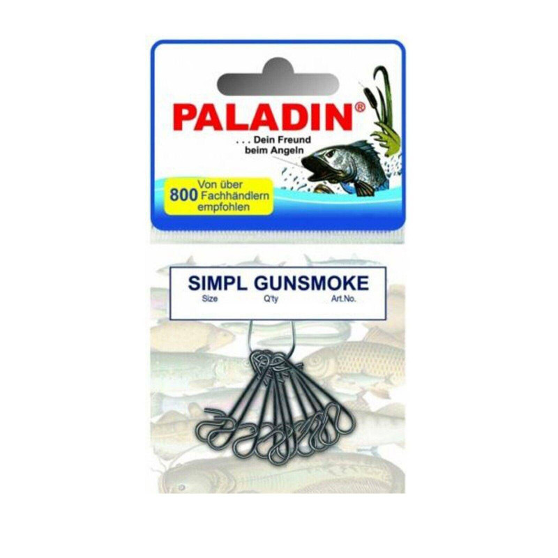 PALADIN SIMPL Verbinder Größe M L XL GUNSMOKE knotenlos No Knot Knotenlos Angeln