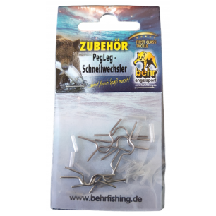 Behr 10x Posenadapter Einhänger Peg Leg für Waggler Angelposen Posen Laufposen