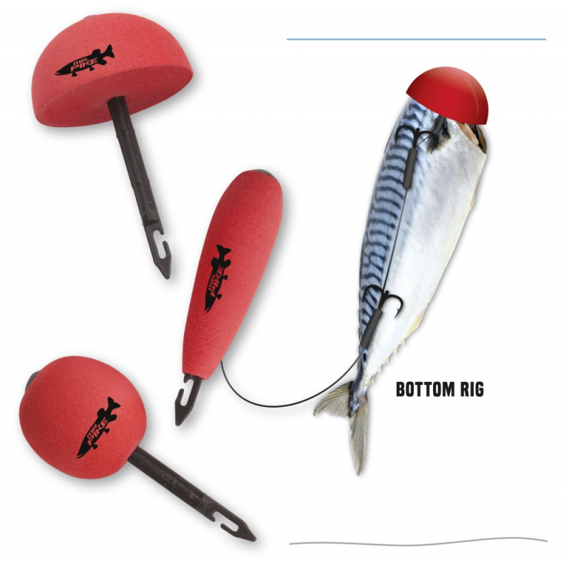 Quantum Mr.Pike Bait Pop Up Kit Rot Deadbait Hecht Zander Köderfisch Raubfisch