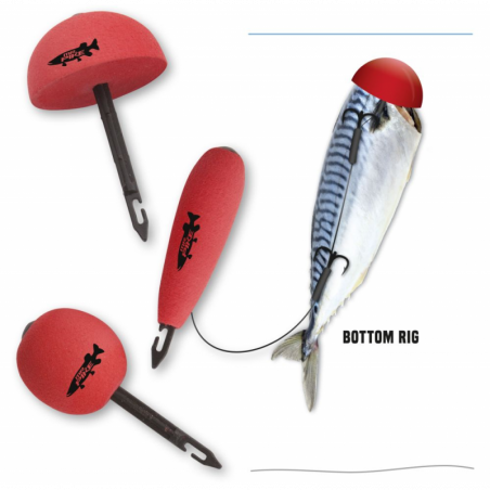 Quantum Mr.Pike Bait Pop Up Kit Rot Deadbait Hecht Zander Köderfisch Raubfisch