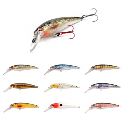 Spro Wobbler Ikiru Micro Jerk 50F  5cm 2,8gr  Kunstköder Wobbler Barsch Zander