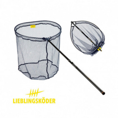 Lieblingsköder ULTRABOOST Alroundkescher 65x55cm teleskopierbar Kescher 2m Aal