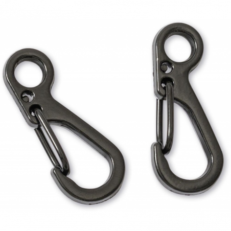 BLACK CAT Multi Snap 2 Stück Schnureinhänger Wallersnaps Karabiner Einhänger