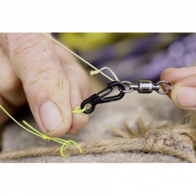 BLACK CAT Multi Snap 2 Stück Schnureinhänger Wallersnaps Karabiner Einhänger