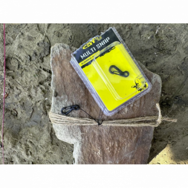 BLACK CAT Multi Snap 2 Stück Schnureinhänger Wallersnaps Karabiner Einhänger