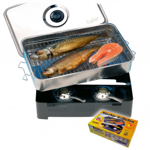 Behr Tisch Räucherofen Edelstahl Tischräucherofen Räucheröfen Fisch Räucher Ofen