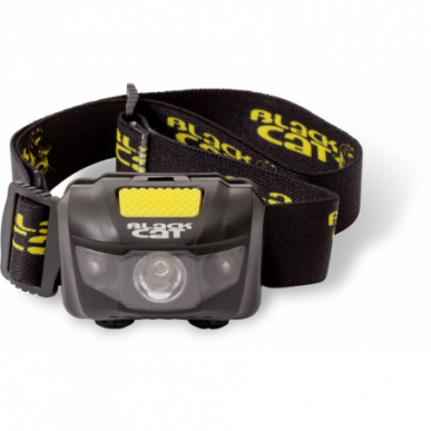 Black Cat Battle Cat Kopflampe Stirnlampe 150 Lumens Red-Light Nachtangeln Licht