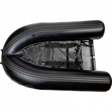 Black Cat Battle Boat Set Belly Boot Set inkl Motor 170cm x 113cm Außenbordmotor