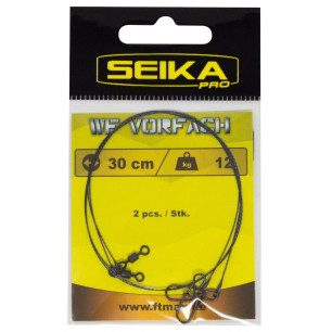 FTM Seika WF Vorfach Wolfram Pro Vorfächer Tragkraft Schnur Angeln Raubfisch