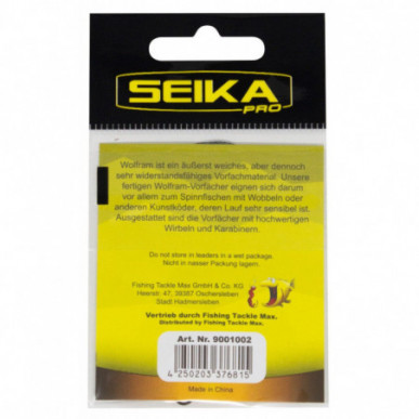 FTM Seika WF Vorfach Wolfram Pro Vorfächer Tragkraft Schnur Angeln Raubfisch