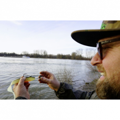 Black Cat Shad Claw Rig 10 20 30 50g Gummifisch System für Waller 6/0 100kg Wels