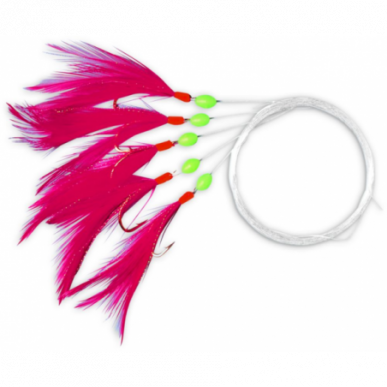 ZEBCO GLITTER RIG  Makrelenvorfach Meeresvorfach Paternoster Vorfach Glitter