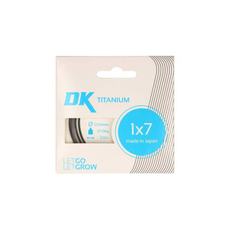 DEKA Titanium 1 x 7  Vorfachmaterial 3 - 4 m Made in Japan Titan Hecht Zander