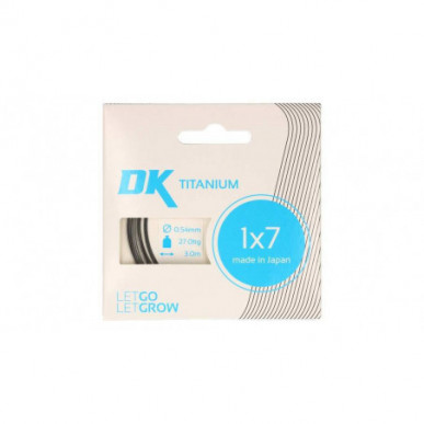 DEKA Titanium 1 x 7  Vorfachmaterial 3 - 4 m Made in Japan Titan Hecht Zander