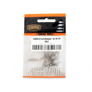 Camo EZ Lure Keeper Gr. S M 20 Stück Befestigung für Gummiköder