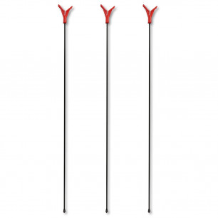 Paladin Rutenhalter 3x Rutenständer 75 cm Halter Auflage Bank Stick Rutenauflage