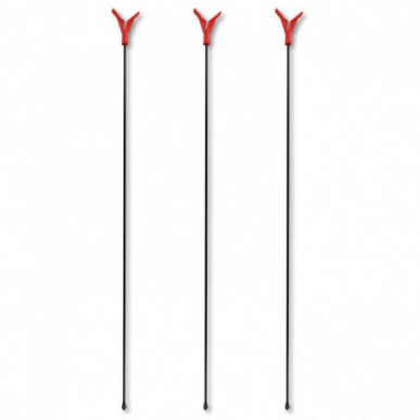 Paladin Rutenhalter 3x Rutenständer 75 cm Halter Auflage Bank Stick Rutenauflage