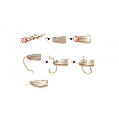 Final Keeper Kunststoff Widerhaken Jighaken Montage von Gummiköder Raubfisch