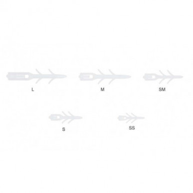 Final Keeper Kunststoff Widerhaken Jighaken Montage von Gummiköder Raubfisch