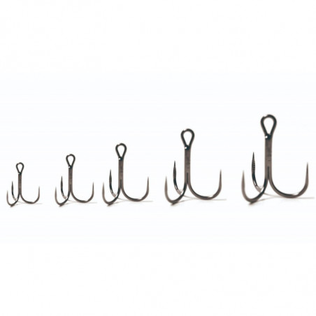 Maruto Semi Barbless Drillinge WD-36 Drillingshaken Angelhaken Drillinge