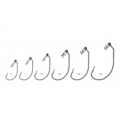 VMC 7315 ST NT Finess Swimbait Haken mit Baitholder Screw Offset Worm