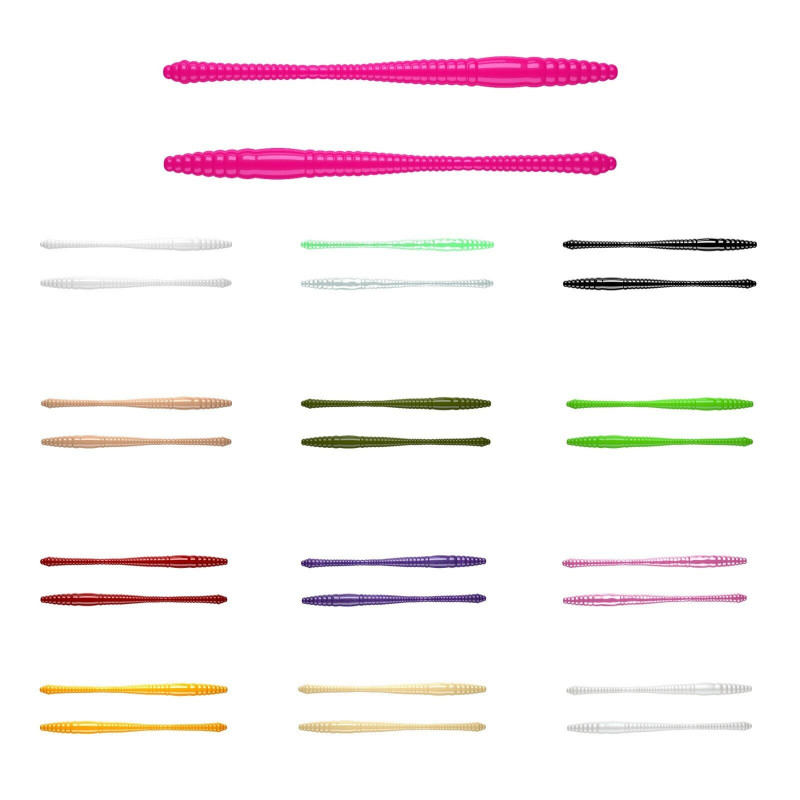 LIBRA LURES DYING WORM 70mm Aroma Käse Krill Forellenköder Softbait Gummiköder LIBRA LURES DYING WORM 70mm Aroma Käse Krill Forellenköder Softbait Gummiköder