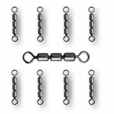 Paladin Spiro Dreifach Wirbel ohne Karabiner  Forelle Anti Schnurdrall Fisch