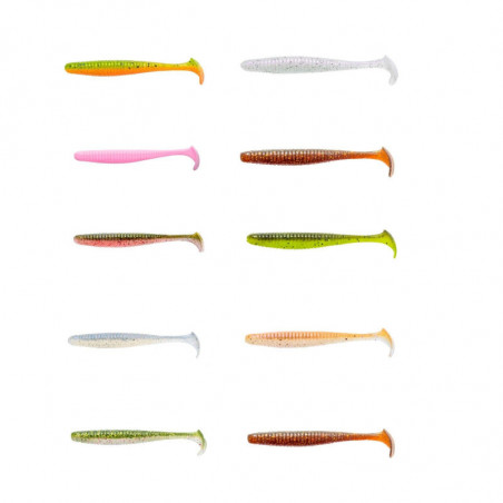 Noike Smokin' Swimmer Barsch Zander Köder Japan Gummifisch Action Shad Shrimp