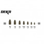 DEKA Eco Bullet Drop Shot Blei Frei Finess Carolina Texas Rig Black 3,5-28g DEKA Eco Bullet Drop Shot Blei Frei Finess Carolina Texas Rig Black 3,5-28g