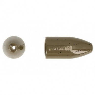DEKA Eco Bullet Drop Shot Blei Frei Finess Carolina Texas Rig Black 3,5-28g