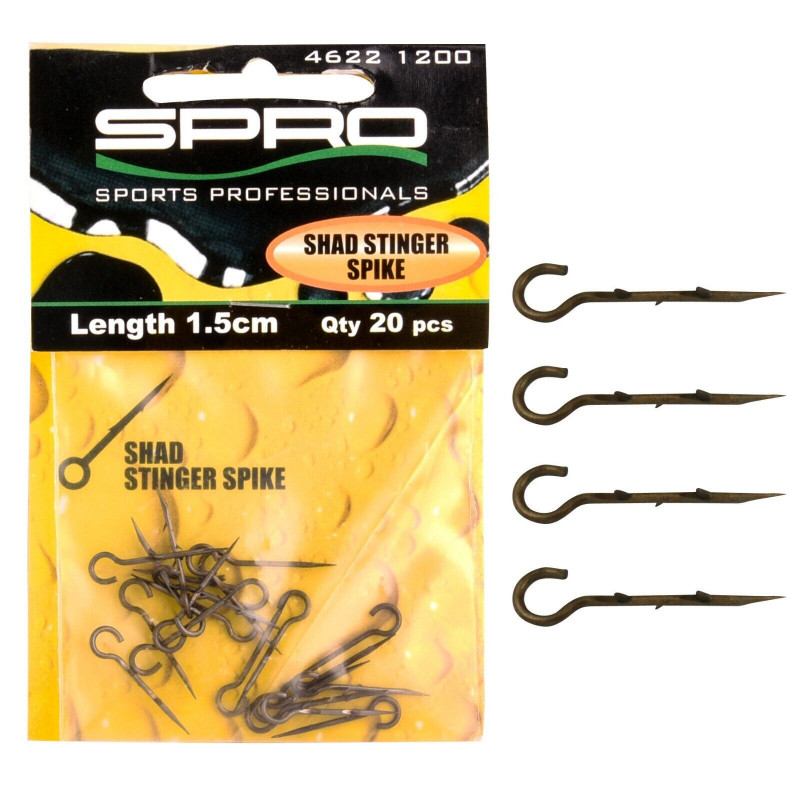 Spro SHAD STINGER SPIKE 25mm 20 Stück für Gummifische Shads Köderfische Spro SHAD STINGER SPIKE 25mm 20 Stück für Gummifische Shads Köderfische