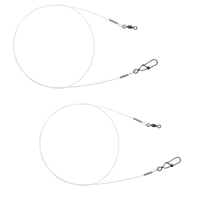 Spro Matt Black Leader Fluoro 2 Fluorocarbon Spinnvorfächer Hechtvorfach Wirbel Spro Matt Black Leader Fluoro 2 Fluorocarbon Spinnvorfächer Hechtvorfach Wirbel