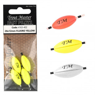 Spro TM Trout Master Oval Fast Pilot 12mm 10mm 16mm Gelb Weiß Rot Pose Schwimmer