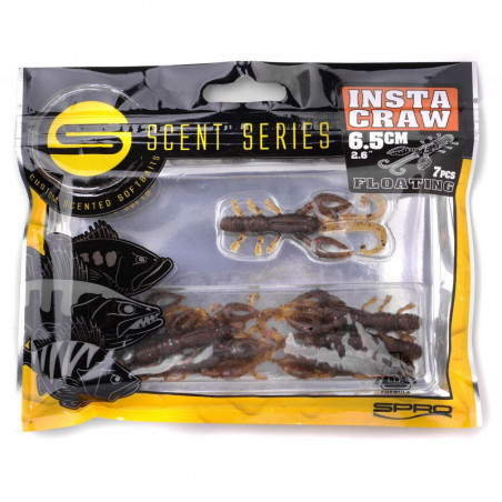 Spro Scent Series Insta Craw 6,5cm 9cm Farben Dropshot Köder Krebs mit Aroma
